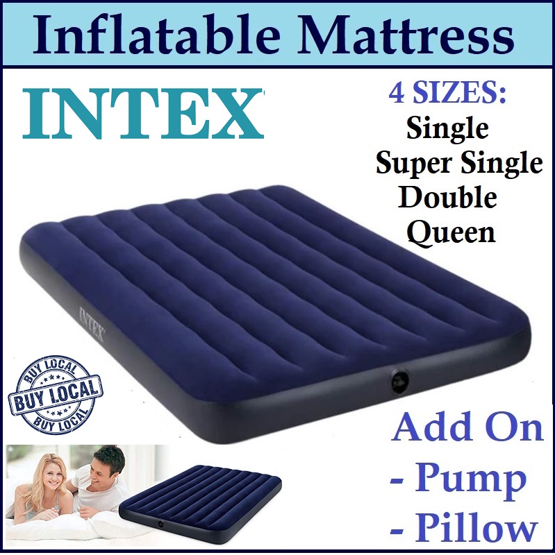 Inflatable Air Bed Mattress Camping Pad Cushion Mat. 4 Sizes Available