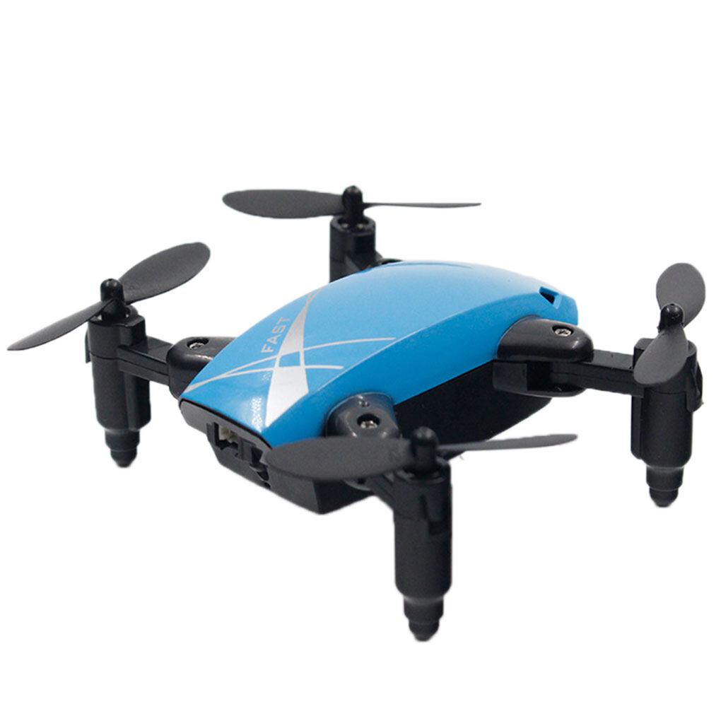 Foldable RC Mini Drone Pocket Helicopter High Definition Wide Angle Multifunction Remote Control Quadcopter red